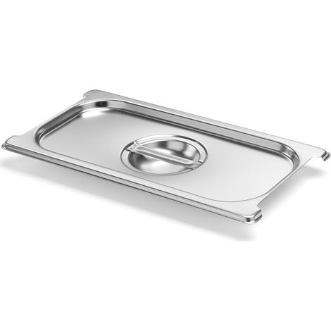 Tapa para contenedor GN 1/2 con recorte para asas 325x265mm Hendi 817834