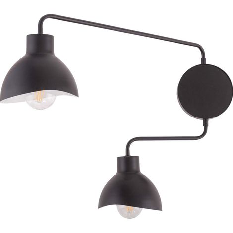 Sigma Holi Wandlampe Rotierend Schwarz und Weiß