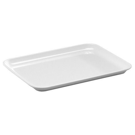 Plat de Présentation Blanc 19x15 cm - Emga