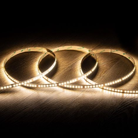 Ruban LED 48V SMD 140 LED/m BOBINE 30m Longue Distance 10W/m 1000lm/m Largeur 10mm Coupe 5cm IP20 4000K Blanc neutre