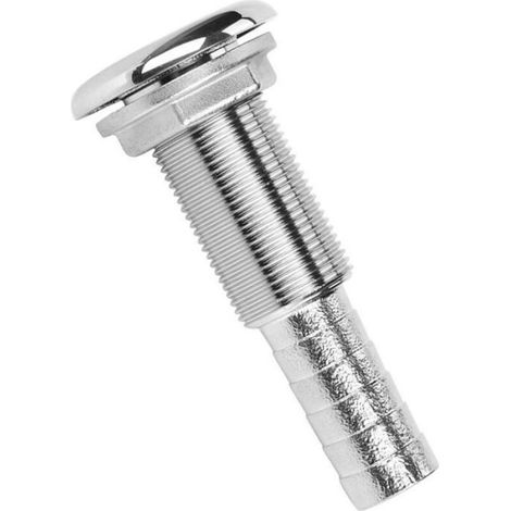 Raccord De Tuyau Cannelé - Connecteur De Vidange Fileté 3/4 Pouces - Pour Bateau Yacht Remorque Marine - Acier Inoxydable 316 - 1 Pièce (1/5)