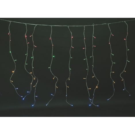 TENDA 288 LED MULTICOLOR PER ESTERNO CON GIOCO LUCI - mt.5 + mt.6 x 1 - 36 fili