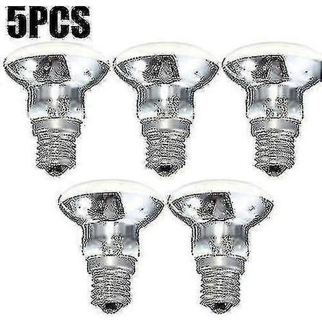 5 pièces de lampe lavalende variable E14 R39 30w spot en verre clair S202412306675 (1/5)