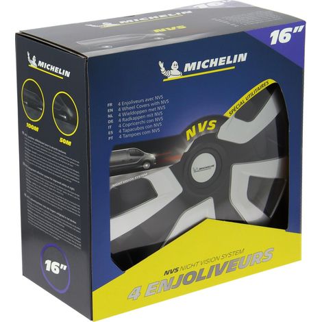 MICHELIN Lot de 4 enjoliveurs - 16 - NVS spécial utilitaires