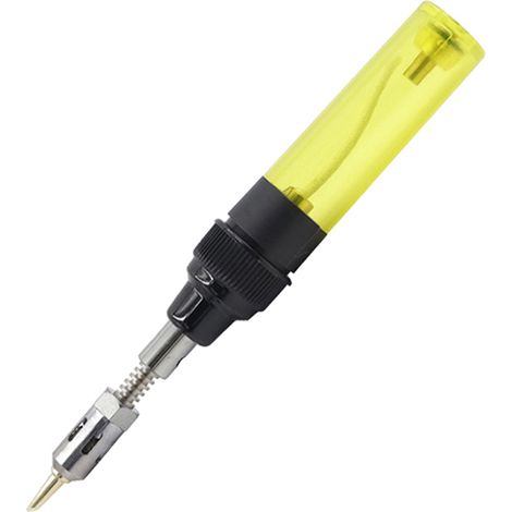 Fer à souder à gaz portable, outil de soudage à gaz, pointe jaune (1/5)