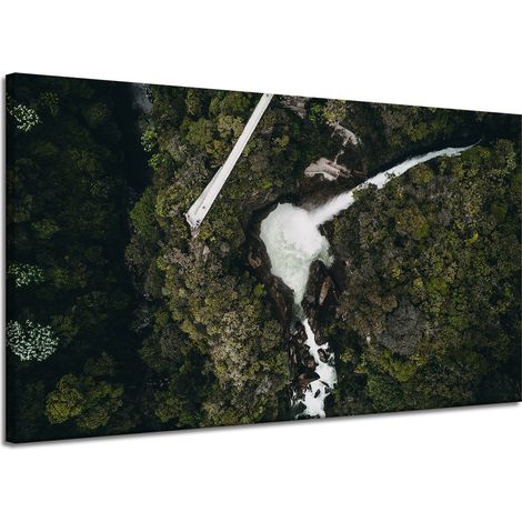 Stampa su tela Natura Vista a volo d'uccello 120x70 (1/4)
