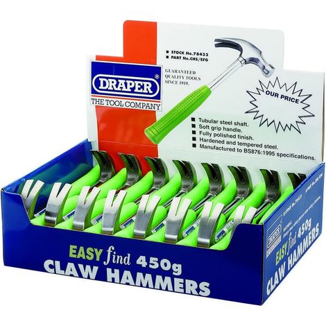 Marteau à trouver facile avec manche en acier 450 g (1/5)