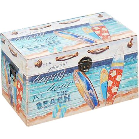 Coffre de rangement rétro Happy Hour taille 1 (1/2)