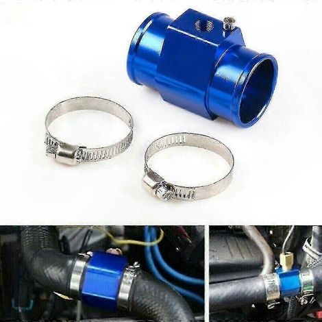 Adaptateur de tuyau de radiateur de 40 mm pour connexion de capteur et de manomètre de température (1/4)