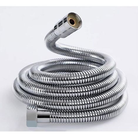 Flexible de douche compatible avec tous les pommeaux de douche G1, flexible de douche en acier inoxydable anti-torsion, 2 m (1/5)
