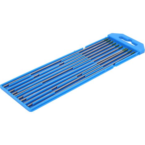 Lot de 10 électrodes TIG tungstène WP pointe verte, aiguilles 2,4 x 175 mm, accessoires de soudage professionnels (1/5)