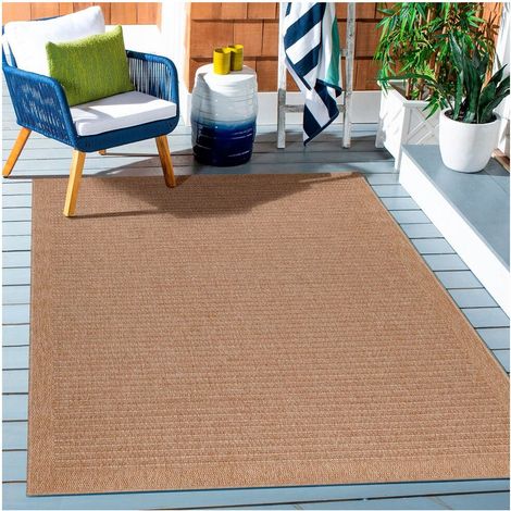 Tapis contemporain plat aspect naturel Stay Beige 120x170 (1/5)