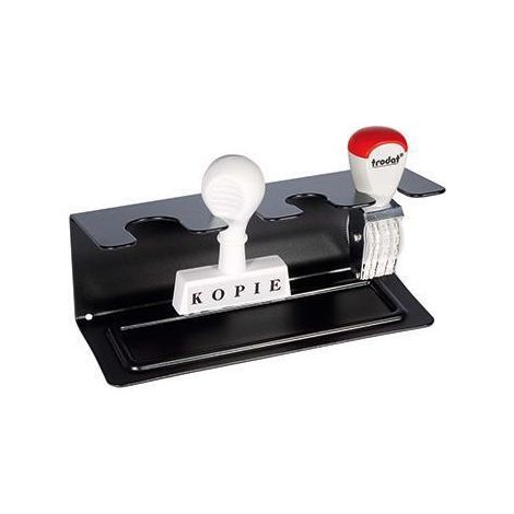 WEDO Stempelträger 640401 4fach gerade Metall schwarz (1/3)