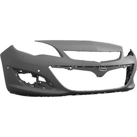 Pare-choc avant à peindre avec 4 trous radars Opel Astra J 2012-2015