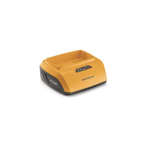 SFC530AE STIGA 48Volt 3.0Ah COMBI Rasenmäher 43 Q DAE Schnellladegerät