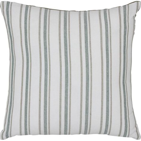 Cuscino groove 40x40cm a righe verdi - Atmosphera créateur d'intérieur