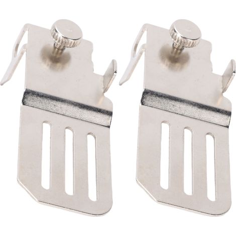 Porte-stylo pour ruban à mesurer, support professionnel en acier inoxydable 8cm pour marquage précis, 2 pièces pour menuiserie et DIY (1/5)