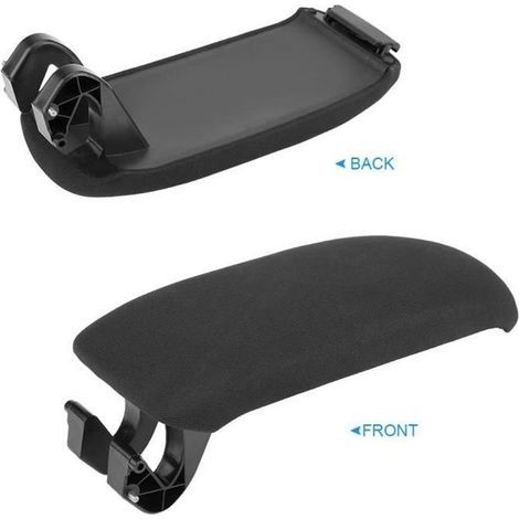 Rivestimento in tessuto nero per bracciolo della console centrale per Audi A3 8P / A5 2003-2013 8P0864245P (1/4)