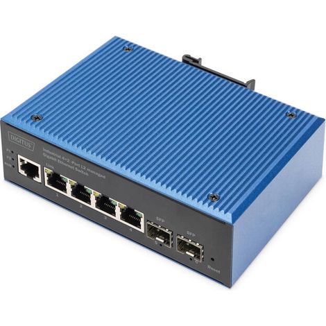 Digitus 4+2P Industrial Gigabit Ethernet Switch L2 managed (1/4)
