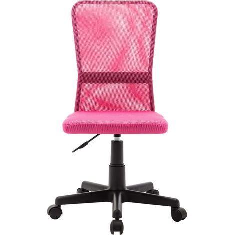 Maison Exclusive - Chaise de bureau Rose 44x52x100 cm Tissu en maille