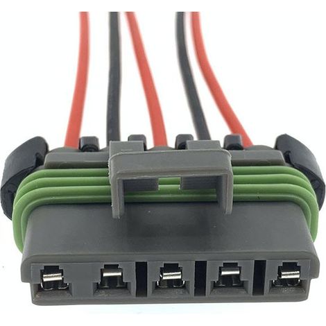 12084891 Connecteur de faisceau de résistance de ventilateur Buick domestique 12186400 DJ7055W-2.8-11/21 -- Connecteur simple