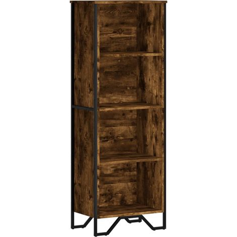 Maison Exclusive - Libreria Rovere Fumo 50x31x137,5 cm in Truciolato