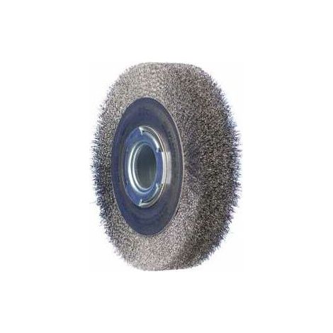PFERD TOOLS Rundbürste breit ungezopft RBU Ø150x38xvariable Bohrung Stahl-Draht-Ø0,20 Schleifbock (1/5)