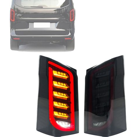 Rücklichtbaugruppe, PC- und ABS-Material, 12V Spannung, 35W Watt, kompatibel mit Metris und Vito 2016-2023, 3400 LM Lumen (1/5)