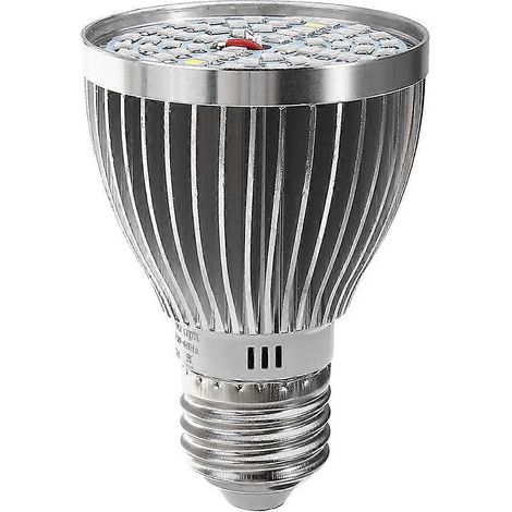 Ampoule LED horticole E27 60W 2835 SMD à spectre complet pour plantes hydroponiques et d'aquarium
