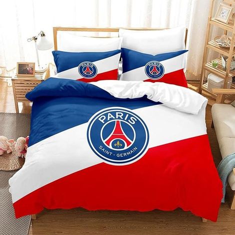 Parure de lit 3 pièces 200x200cm – Housse de couette et taies d'oreiller – 100% coton doux – Pour adultes et enfants