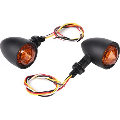 Paire de clignotants LED Vintage Bullet pour motos Honda (1/5)