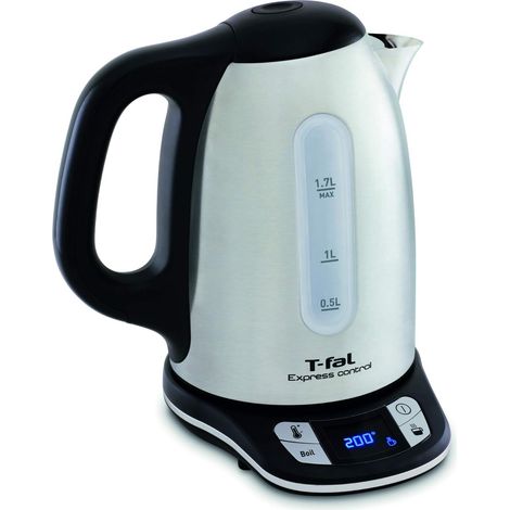Bouilloire électrique 1,7 L inox avec 7 températures et maintien chaud