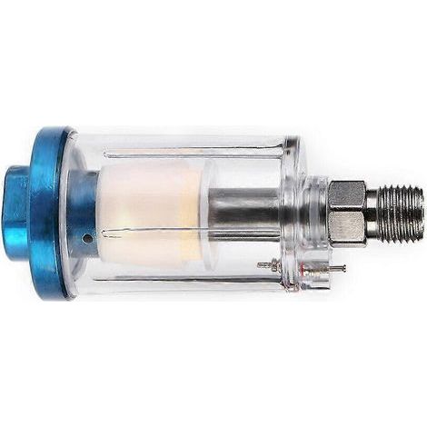 1 pistolet à peinture avec filtre à air en ligne Mini 1/4'' BSP et kit piège à eau et humidité (1/5)