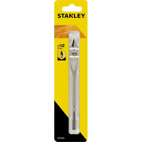 Schaufelbohrer mit Zentrierspitze und scharfen Kanten ø 12mm  STANLEY STA52005-QZ (1/2)
