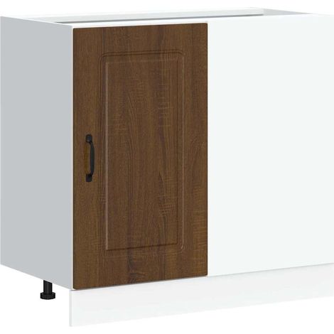 Maison Exclusive - Base da Cucina Kalmar Rovere Marrone in Legno Multistrato