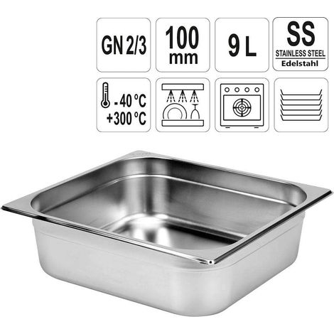 Gastronormbehälter GN 2/3 H100MM 8L YG-00303 (1/5)