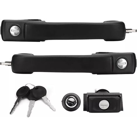 Applicable aux poignées de porte extérieures avec serrures pour Volkswagen Golf et Jetta 1H0898081 (1/4)