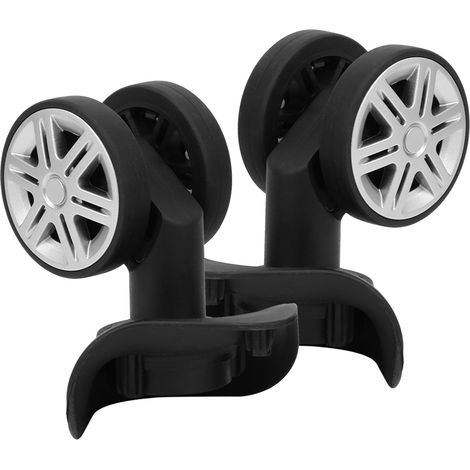 1 Paire de Roues Universelles pour Valise, Remplacement Roulement de Bagages et Chariot de Transport (1/5)