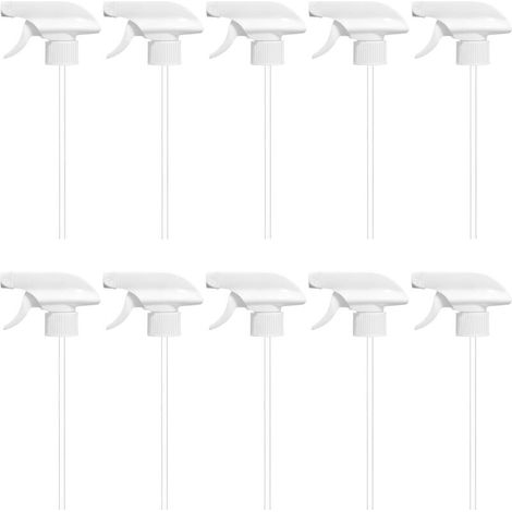 Lot de 10 Têtes de Pulvérisation pour Bouteilles - Embouts Vaporisateurs d'Eau pour Flacons de Nettoyage (1/5)