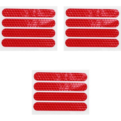 copriruota anteriore, adesivo riflettente, guscio protettivo per accessori monopattino Max G30, set da 4 pezzi, rosso