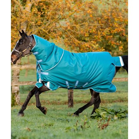 165 cm, turchese: Horseware wasserdichte Decke Amigo Bravo 12 Plus Turnout 1200D Wattierung 400g (1/5)