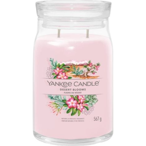 Yankee Candle - Bougie signature Fleurs du désert grand modèle (1/4)