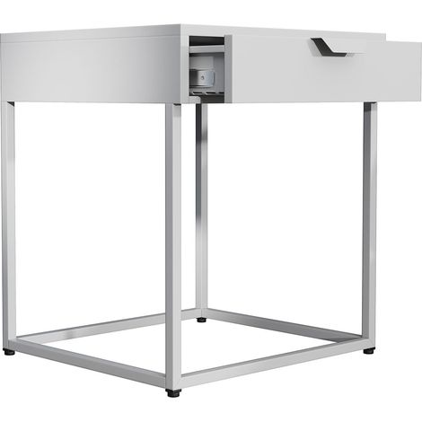 Table de chevet en métal Flokas S 50x43x41 - VCM (1/5)