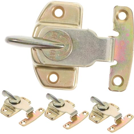 Lot de 4 loquets d'extension en fer doré pour tables à manger (1/5)