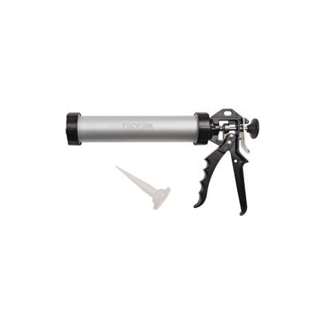 Pistolet à calfeutrer professionnel fermé pour cartouches de 310 ml/sachets jusqu'à 400 ml TECWERK (1/2)
