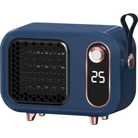 Chauffage D'appoint Economique, Radiateur Electrique Chauffage Soufflant 1000W-bleu (1/4)