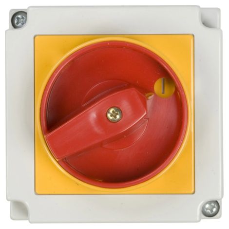 Interruttore a camme di emergenza 0-1 3P 16A in alloggiamento 4G16-10-PK S6 63-241669-021