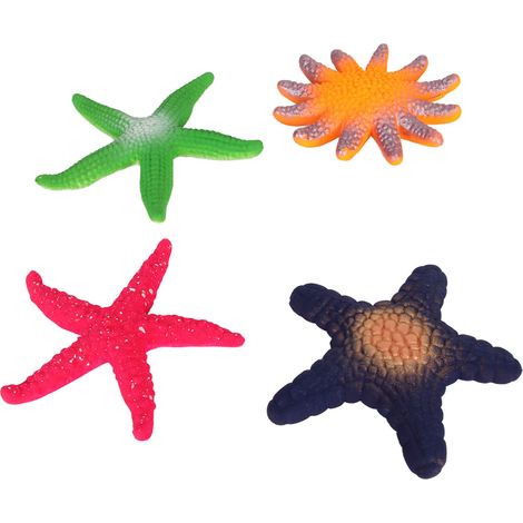 4 pièces Animaux Marins Gonflables à l'Eau Jouets Anti-Stress Éducatifs en EVA (1/5)