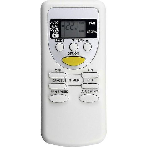 A75C2665 Ersatzfernbedienung für Panasonic Klimaanlagen (CS-PA7KKD, CU-PA7KKD, CS-PA9KKD, CU-PA9KKD, CS-PA12KKD) (1/5)