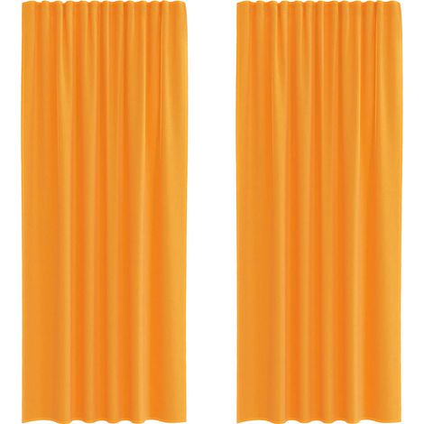 Maison Exclusive - Tende in Voile con Tasche per Aste 2 pz Arancio